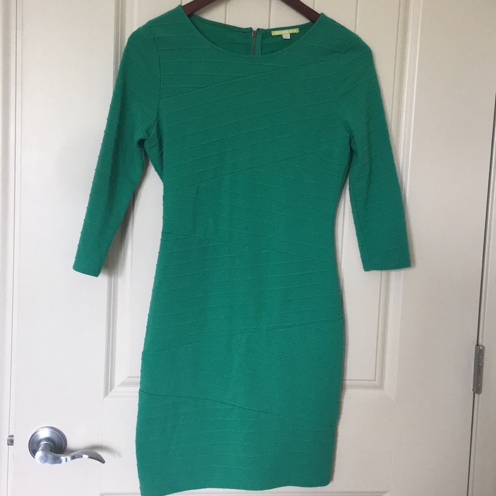 GIANNI BINI Women’s Green Body con Dress